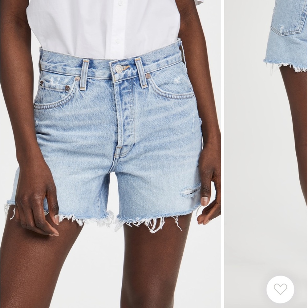 Agolde Parker long shorts - like new